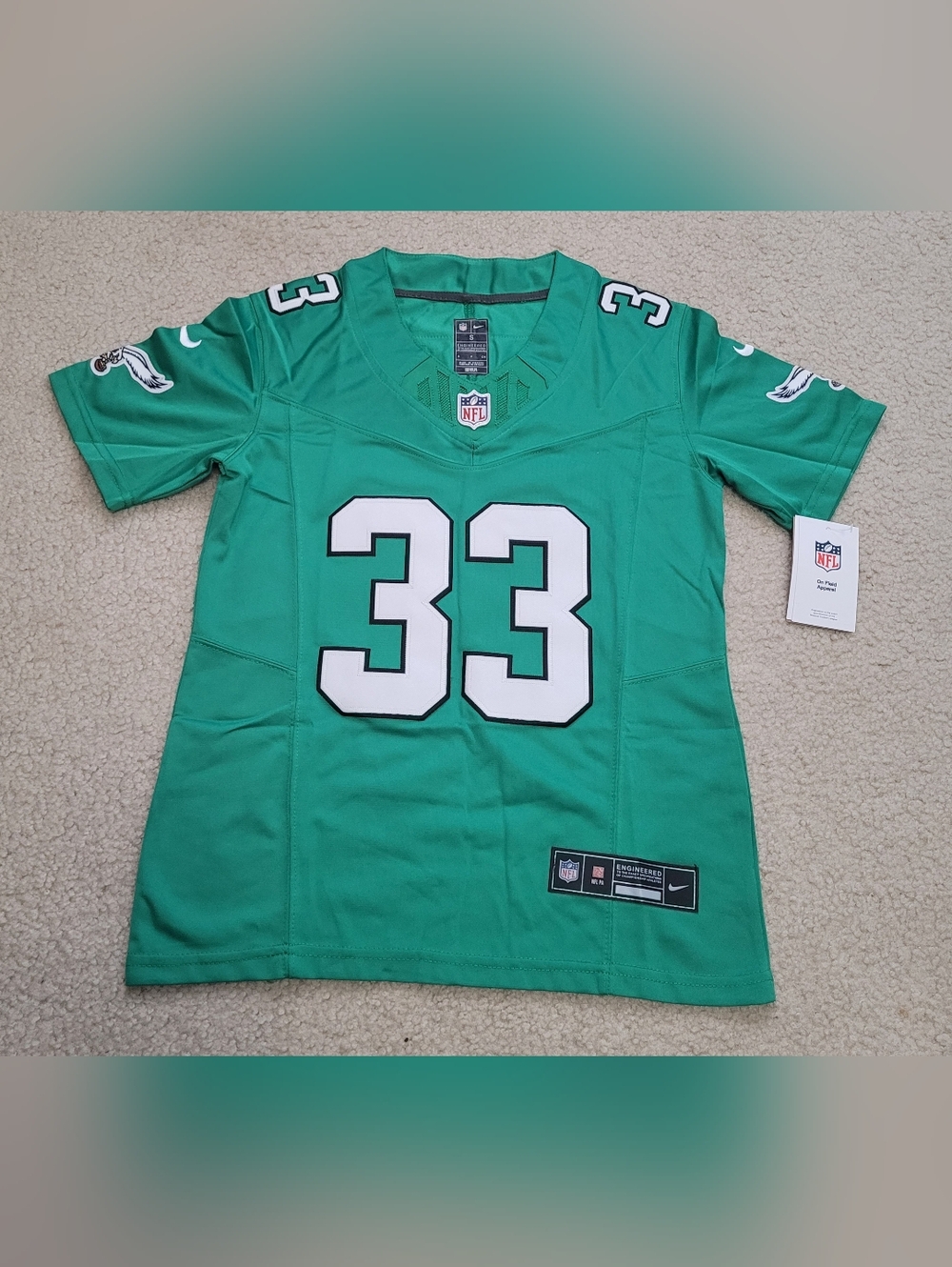 Philadelphia Eagles Cooper DeJean #33 Stitched NFL Jersey Youth Size S